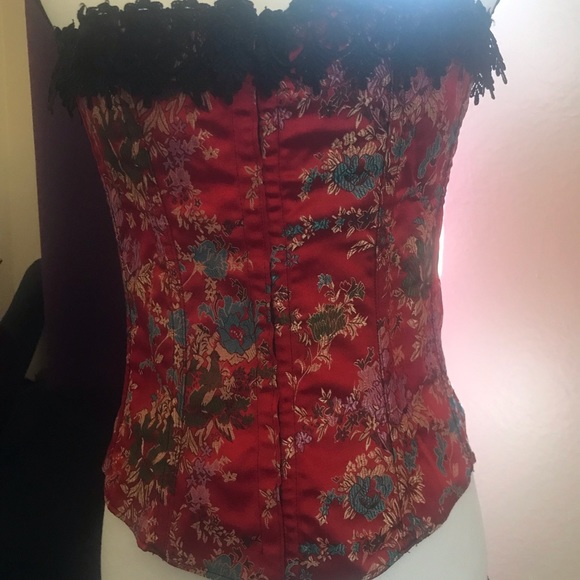 Tesa Other - Size 36 corset red brocade